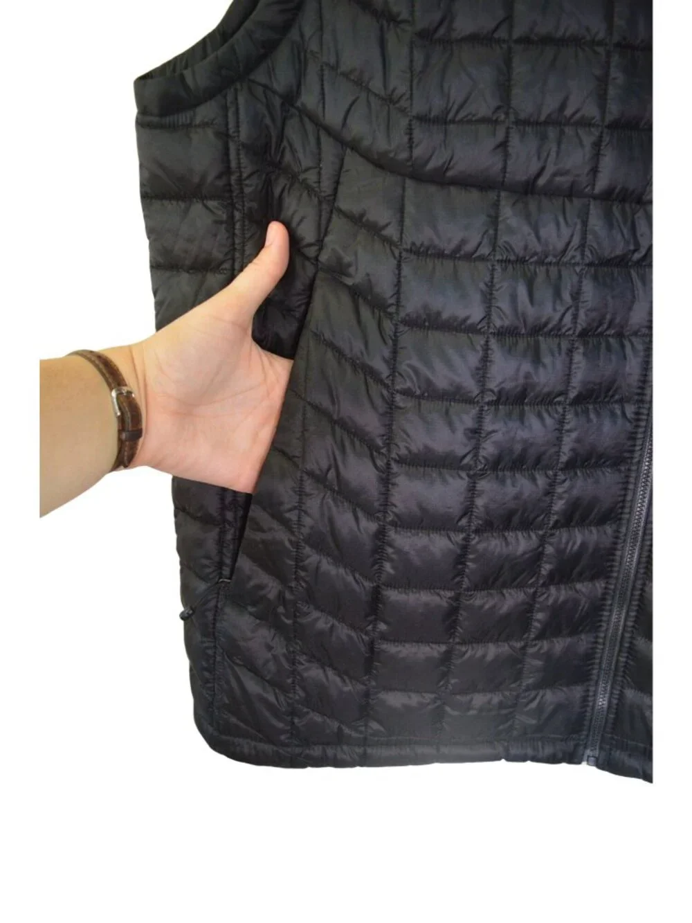 NWT The North Face Thermoball  J.B. Hunt Black Puffer Work Vest Men's Size XL